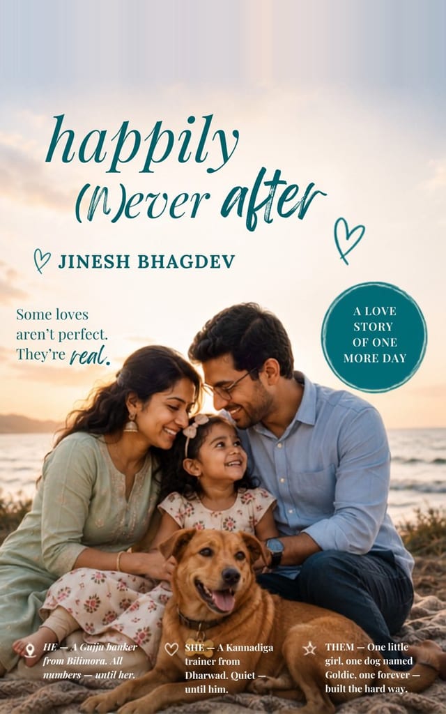 Cover of happily (n)ever after by Jinesh Bhagdev